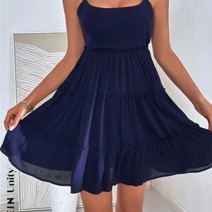 Navy Blue SHEIN Sundress